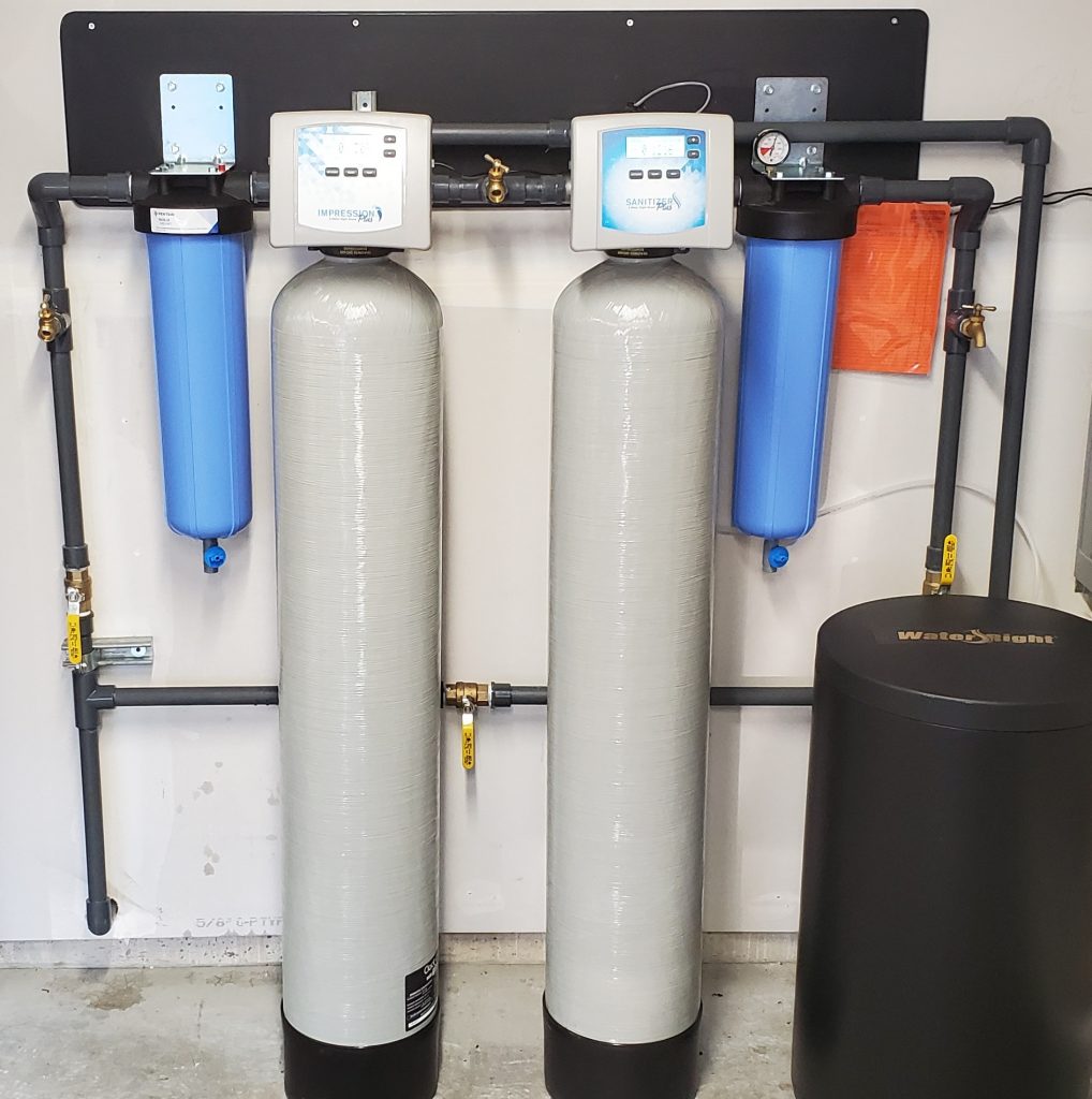 Customer Well Water Filtration Set Up